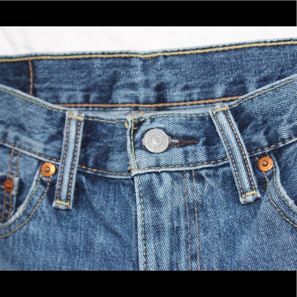 Levi Strauss jean denim shorts size 31 floral - Picture 9 of 11